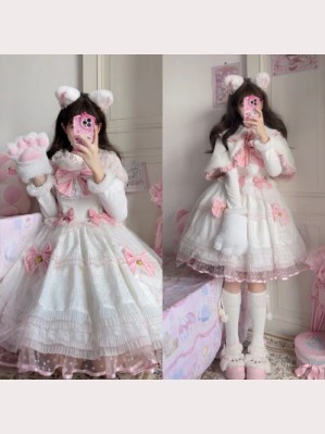 Magic Meow Meow School Sweet Lolita Dress JSK (WS252)